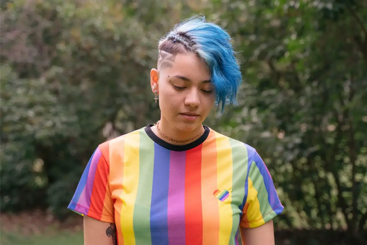 Rainbow Shirt Woman Gay
